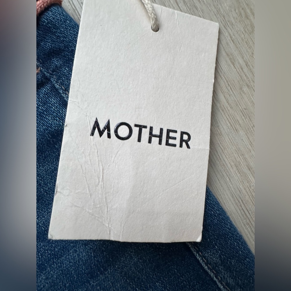 NWT MOTHER Denim Jeans Snap Hustler Ankle High Rise What I had before Size 28 - Picture 5 of 13